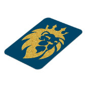 Lion met kroon - Gold Style 1 Magneet (Linkerzijde)