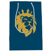 Lion met kroon - Gold Style 1 Medium Cadeauzakje (Voorkant)