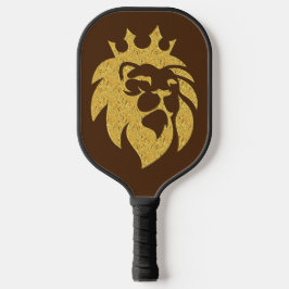 Lion met kroon - Gold Style 1 Pickleball Paddle