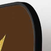 Lion met kroon - Gold Style 1 Pickleball Paddle (Links Detail)