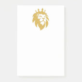 Lion met kroon - Gold Style 1 Post-it® Notes (Voorkant)