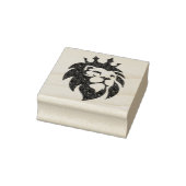 Lion met kroon - Gold Style 1 Rubberstempel (Stempel)