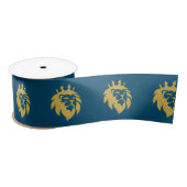 Lion met kroon - Gold Style 1 Satijnen Lint (Spoel)