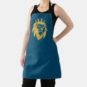 Lion met kroon - Gold Style 1 Schort (Insitu)