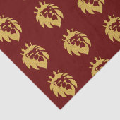 Lion met kroon - Gold Style 1 Tissuepapier (Detail)