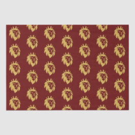 Lion met kroon - Gold Style 1 Tissuepapier