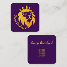 Lion met kroon - Gold Style 1