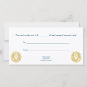 Lion met kroon - Gold Style 4 (Achterkant)