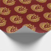Lion met kroon - Gold Style 4 Cadeaupapier (Hoek)