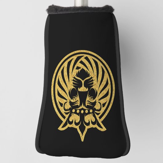 Lion met kroon - Gold Style 4 Golfheadcover (Draai 90)