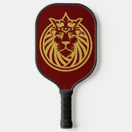 Lion met kroon - Gold Style 4 Pickleball Paddle