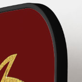 Lion met kroon - Gold Style 4 Pickleball Paddle (Links Detail)