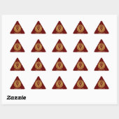 Lion met kroon - Gold Style 4 Sticker (Vel)
