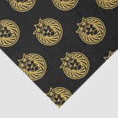 Lion met kroon - Gold Style 4 Tissuepapier (Detail)