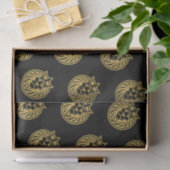 Lion met kroon - Gold Style 4 Tissuepapier (Geschenk)