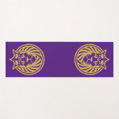 Lion met kroon - Gold Style 4 Yogamat (Voorkant (horizontaal))