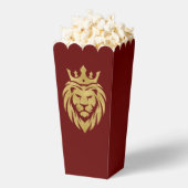 Lion met kroon - gouden stijl 3 bedankdoosjes (Popped)