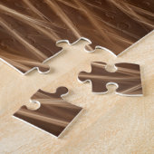 Lion met lange haar die je kijkt legpuzzel (Zijkant)