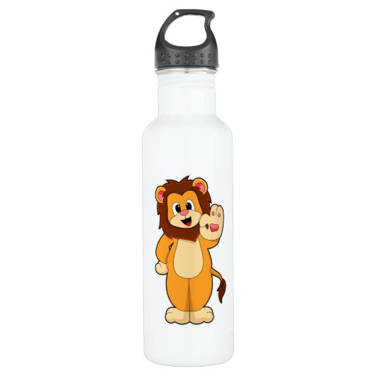Lion met Mane Waterfles (Voorkant)