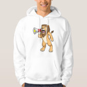 Lion met microfoon hoodie (Voorkant)