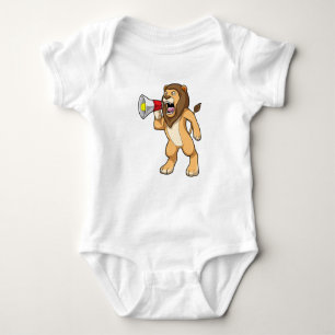 Lion met microfoon romper
