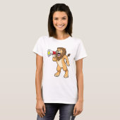 Lion met microfoon t-shirt (Voorkant volledig)