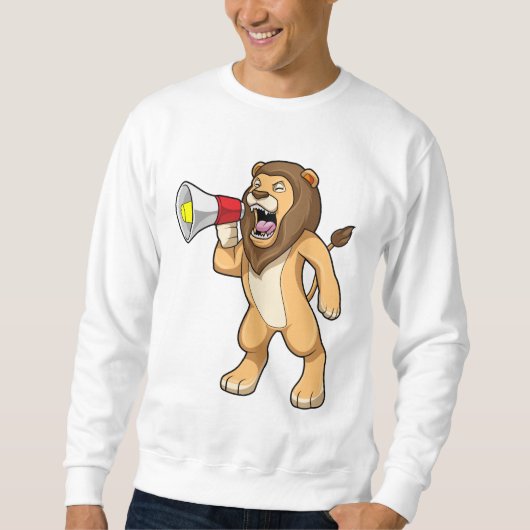 Lion met microfoon trui (Voorkant)
