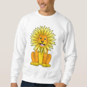Lion met zonnebloempitten trui (Voorkant)