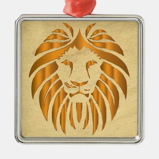 Lion Metal Ornament (Voorkant)