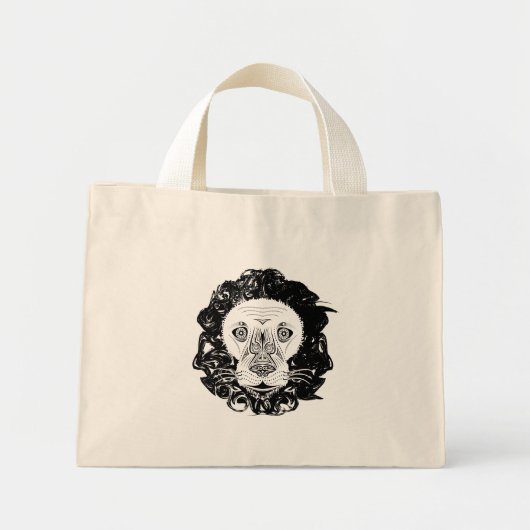 Lion Mini Tote Bag (Voorkant)