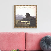 Lion Mizrach Canvas Afdruk (Insitu (Woonkamer))