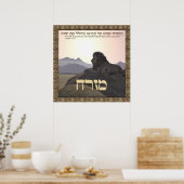 Lion Mizrach Poster (Keuken)