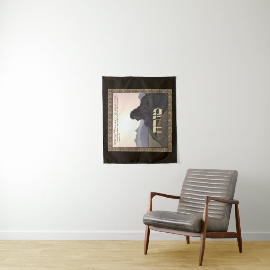 Lion Mizrach Wandkleed (In situ)