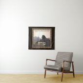 Lion Mizrach Wandkleed (In Situ (horizontaal))