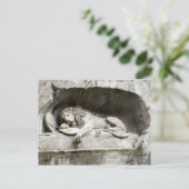 Lion Monument, Lucerne Briefkaart (Staand voorkant)