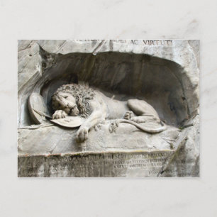 Lion Monument, Lucerne Briefkaart