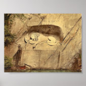 Lion Monument, Lucerne, Zwitserland  foto Poster (Voorkant)