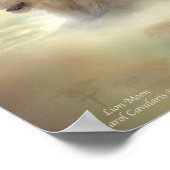 Lion Moon Art Poster (Hoek)