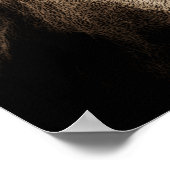 Lion Motivatie Leadership Quote Poster (Hoek)