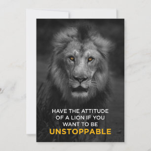Lion Motivatie Save The Date