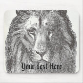 Lion Mousepad Muismat (Voorkant)