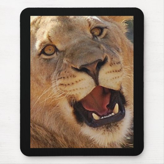 Lion Mousepad Muismat (Voorkant)