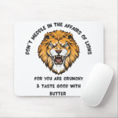 Lion mousepad muismat (Met muis)