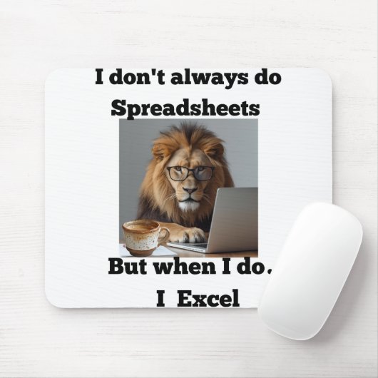 Lion Mousepad Muismat (Met muis)