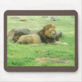 Lion Mousepad Muismat (Voorkant)