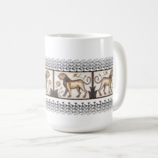 Lion - Mozaïek Koffiemok (Voorkant rechts)