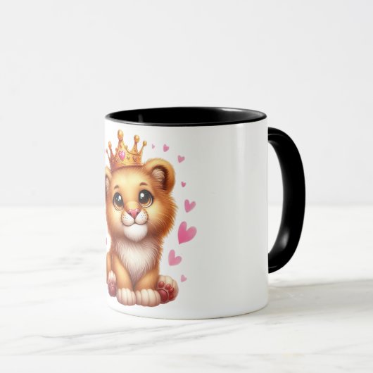 Lion mug mok (Voorkant rechts)
