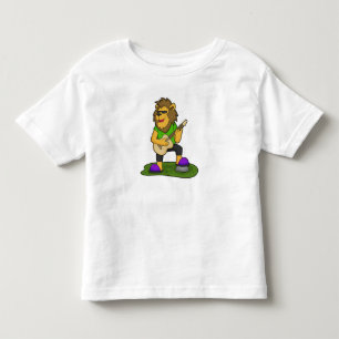 Lion Musician Guitar Music Kinder Shirts