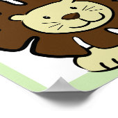 LION NAME PRINT Baby Dieren Zoo (Hoek)