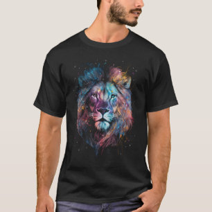 Lion Nebular - Graffiti Neon Ink Splash T-shirt
